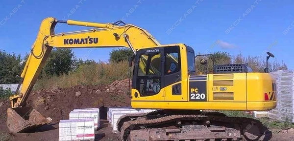 Фото Аренда гусеничного экскаватора Komatsu PC200, Краснодар