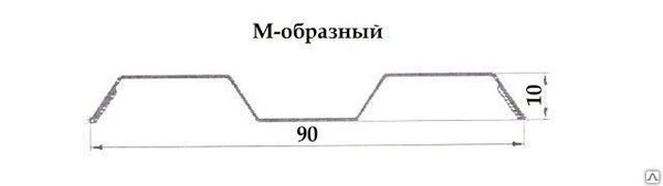 Фото Металлоштакетник (евроштакетник) М-обр.