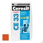 фото Затирка "Ceresit CE 33 Super" кирпичный, 2кг