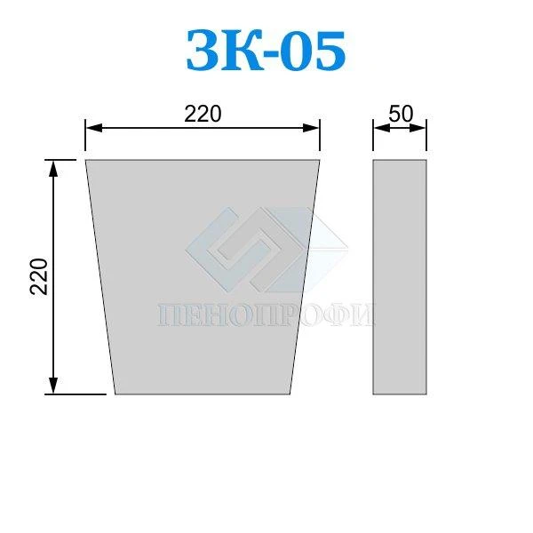 Фото Фасадные замковые камни из пенопласта (пенополистирола) ЗК-05 ПСБ-С-35