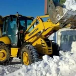 фото Аренда экскаватора погрузчика, уборка и чистка снега в Раменском районе