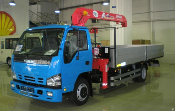 Фото Автомобиль с краном-манипулятором бортовой ISUZU FASSI F65A22