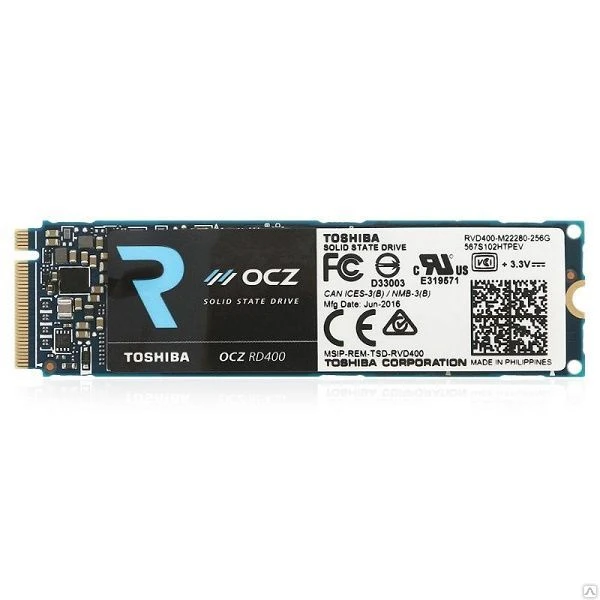 Фото Твердотельный накопитель SSD M.2 256Gb OCZ RD400 
RVD400-M22280-256G, NVMe