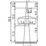 фото Промежуточные опоры ЛЭП - 330 кВ - 3П330-1-11.5