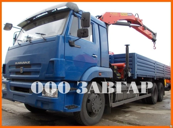 Фото Камаз 65117 с манипулятором Palfinger 15500А