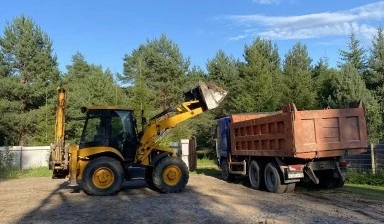 Фото Доставка песка щебня самосвал в аренду