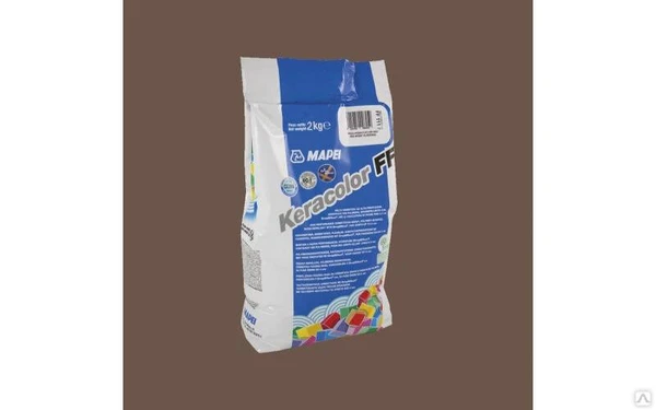 Фото Затирка Mapei KeraColor FF-Alu 142/2 коричневый 3803