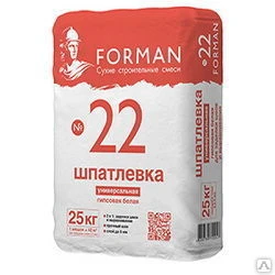 Фото Шпатлевка гипсовая, Forman 22, 25 кг