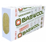 фото Плиты теплоизоляционные BASWOOL ВЕНТ ФАСАД 80 НГ 100мм 1200х600 3 плит; 2,16 м2; 0,216м3 (32 уп/пал)