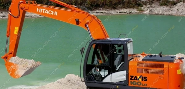 Фото Аренда гусеничного экскаватора Hitachi ZX160LC-5G, Москва