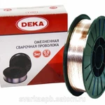 фото Проволока сварочная DEKA ER70S-6 0,8мм (5кг) Китай