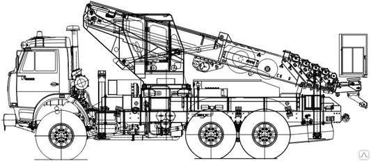 Фото АВТОВЫШКА Novas 450Q на шасси КАМАЗ 5387-RF
в