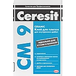 фото Клей для плитки CM 9 Ceresit  для внутр. работ