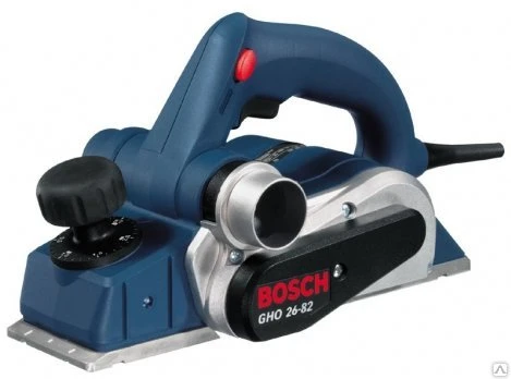 Фото Рубанок электрический BOSCH GHO 26-82 (710Вт,82мм,0-2.6мм,16500об/мин)/0...