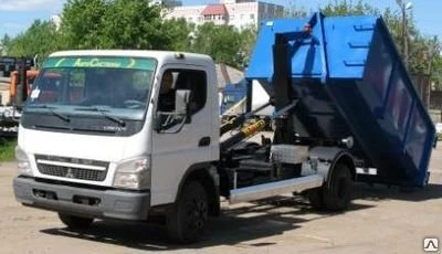 Фото АС-4 на шасси Mitsubishi FUSO Canter FE85D мультилифт задней разгрузкой