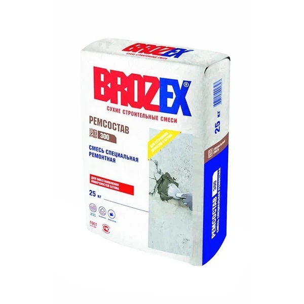 Фото Ремсостав Brozex 300 быстротвердеющий, 25кг