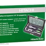 фото Набор инструмента HITACHI 1/4 20 предм