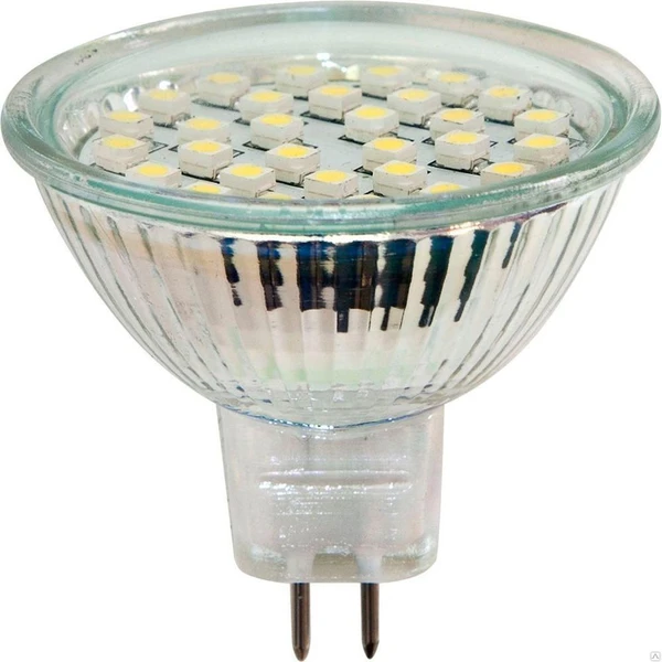 Фото Лампа светодиодная LED 3вт 230в G5.3 белая (LB-24 44LED)