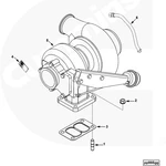 фото Турбина Cummins HX40W 4042030 4955563 4042028