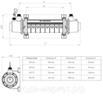 Фото №4 Теплообменник Elecro SST-50 (Shell & Spiral Tube) для обогрева бассейнов. Представляет собой спиральный трубча