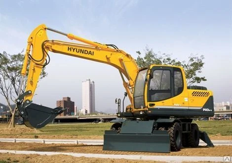 Фото Экскаватор HYUNDAI R140W-9S (колесный)