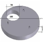 фото Крышка перекрытия 1ПП15-1 (КЦП1-15-1) 700 х 1680 х 150 для кольца