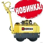 фото Ручной двухвальцовый дорожный каток TDR65A