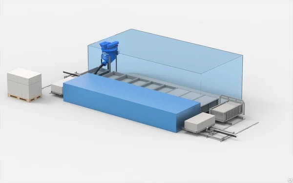 Фото Оборудование для газобетонных блоков АСМ-12МК