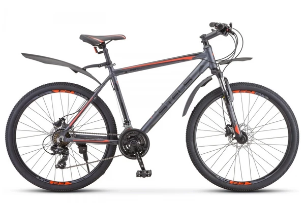 Фото Горный (MTB) велосипед STELS Navigator 620 D 26 V010 антрацитовый 19" рама