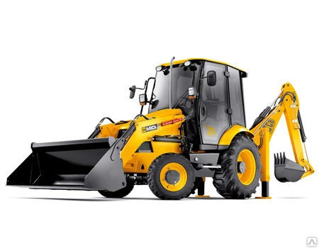 Фото Услуги экскаватора-погрузчика колесного JCB JS200W от 0,8 куб