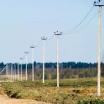 фото Строительство линий ЛЭП