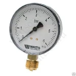 фото Манометр WATTS MDR 1/2" 6 бар нижн. подкл. 80 мм