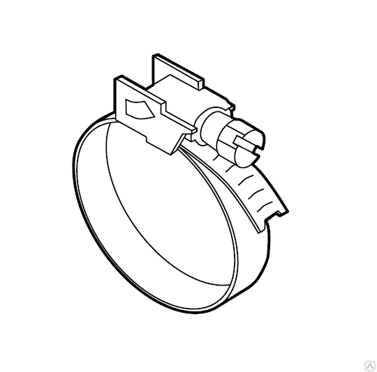 Фото Хомут для крепления кронштейнов к трубе Raychem PSE-047