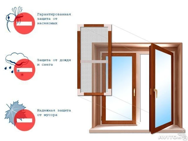 Фото Сетка москитная для дома и дачи