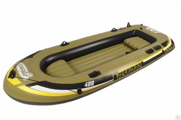 Фото Лодка надувная Jilong Fishman 400 Boat Set