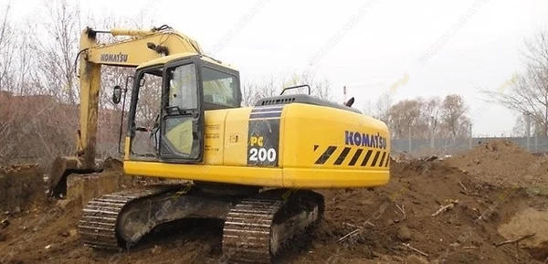 Фото Аренда гусеничного экскаватора Komatsu PC200LC-8, Альметьевск