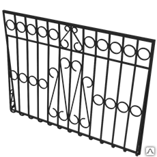 Фото Кованая решетка оконная Р-48