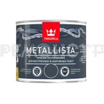 фото Краска ржавч 0,4л гл молотковая серебристая Tikkurila METALLISTA (24) П