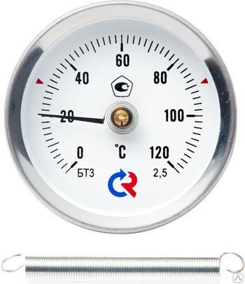 Фото Термометр биметал. БТ-30.010 (0.. 100°С, 2,5)