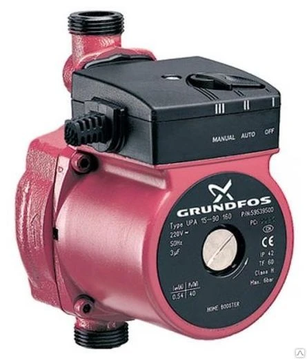 Фото Насос циркуляционный GRUNDFOS UРА 1590 GRUNDFOS UРА 1590
в