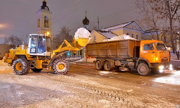 Фото Вывоз снега