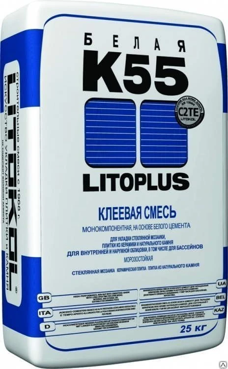 Фото Клеевая смесь LitoPlus K55 (5kg)