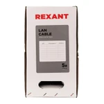 Фото №6 Кабель UTP 4х2х24AWG кат.5е медь наружн. прокл. бухта (м) Rexant 01-0045