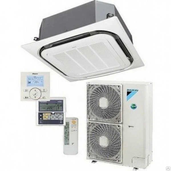 Фото Кондиционер кассетного типа FCQN60EXV/RYN60CXV (без панели) Daikin