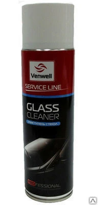 Фото Очиститель стёкол Venwell Glass Cleaner (аэрозоль) 650 мл