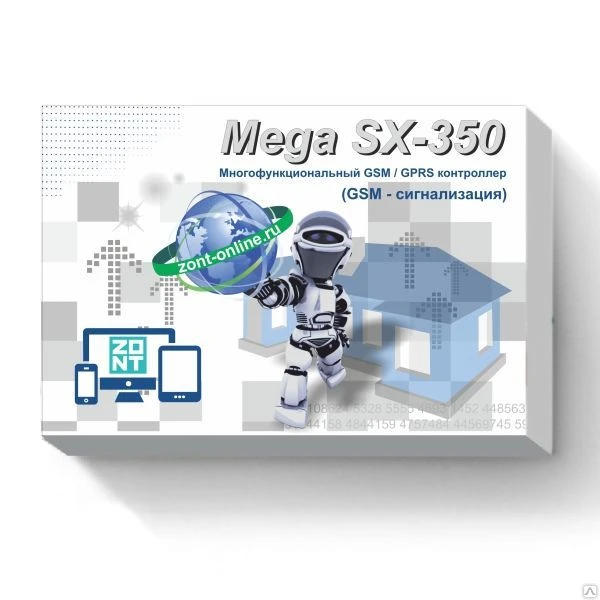 Фото GSM сигнализация Mega SX-350 Light с WEB-интерфейсом