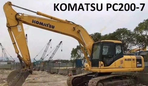 Фото Аренда гусеничного экскаватора Komatsu PC200, Москва