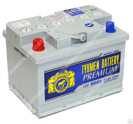 Фото Аккумулятор 64 а/ч "TYUMEN BATTERY" Premium 590A (прямая полярность)