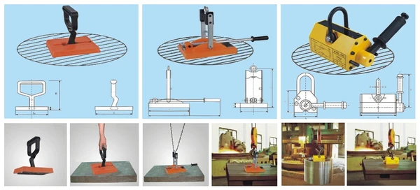 Фото Захваты магнитные на постоянных магнитах ПМГ, ПМЛ, PMG, PML