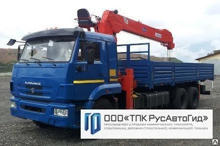 Фото КАМАЗ 65117 с КМУ KANGLIM 2056